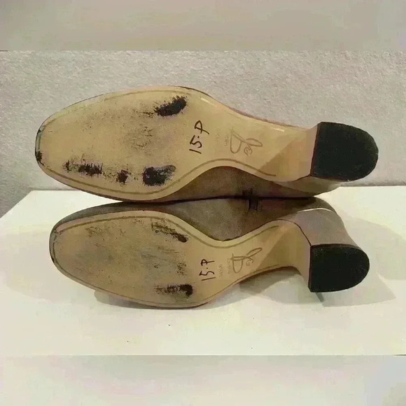 Joan‎ & David Women’s Suede Leather Tan Color Ankle Booties Size 9.5 - Picture 12 of 13